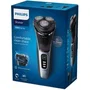 Philips S3243/12 Afeitadora Eléctrica Shaver Serie 3000 - Cabezales 5D, 27 Cuchillas Autoafilables, Wet & Dry, Inalámbrica, 60 Min Autonomía, Color Storm Blue, con Funda de Viaje